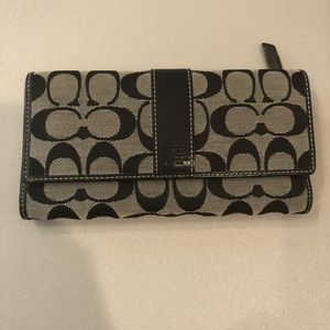Coach Leather/Fabric Wallet